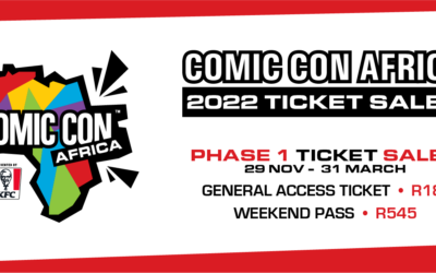 Comic Con Africa 2022 ‘s Phase 1 tickets are now on sale!